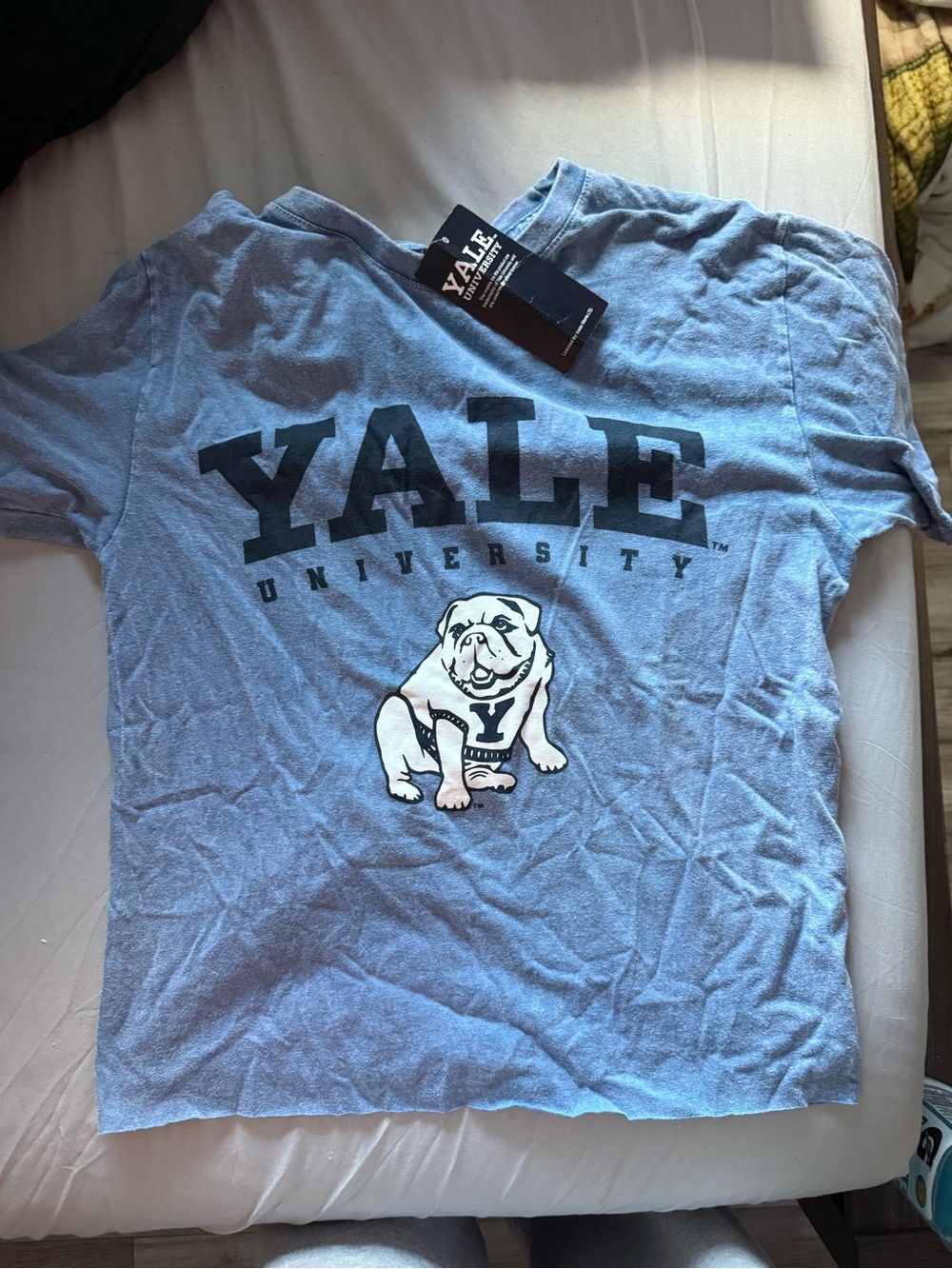 Yale University Bulldog Graphic Tee - Light Blue
